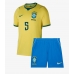 Brasilien Casemiro #5 Hemmatröja Barn VM 2026 Kortärmad (+ Korta byxor)